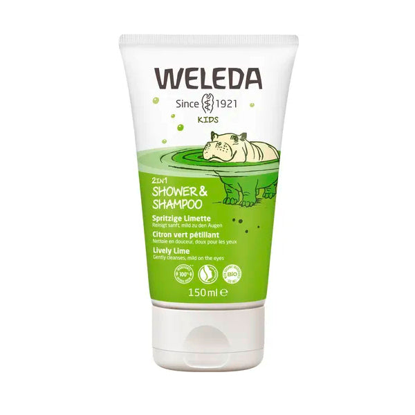 Weleda KIDS 2in1 Shower & Shampoo Zesty Lime (150ml)