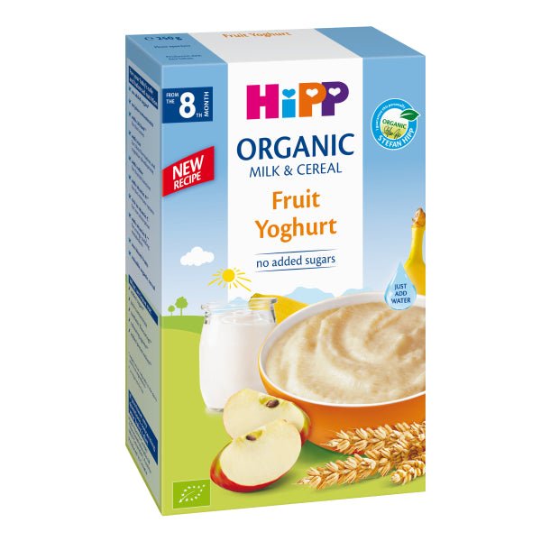 HiPP Organic Fruit Yoghurt Milk & Cereal from 8 months (250g) - Formuland