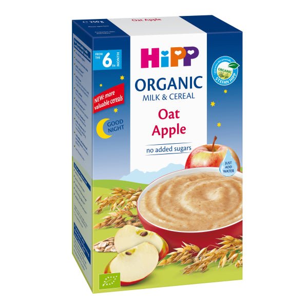 HiPP Organic Good Night Milk & Cereal - Oat Apple from 6 months (250g) - Formuland