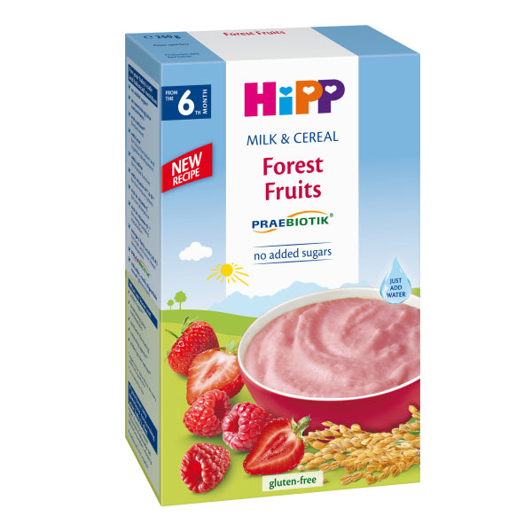HiPP Organic Forest Fruits Milk & Cereal from 6 months (250g)
