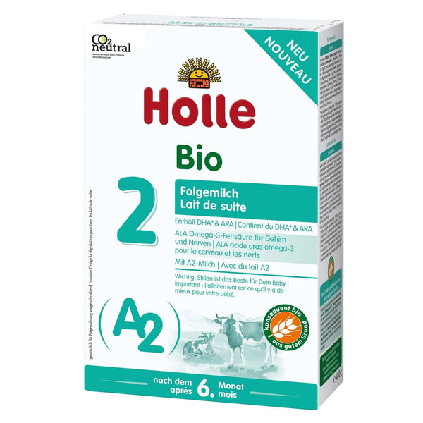 Holle organic 2 leche de continuación ecologica a2 6m+ 400g - Farmacia en  Casa Online