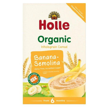 Holle Organic Fruit Porridge Banana-Semolina from 6 months 250g - Formuland