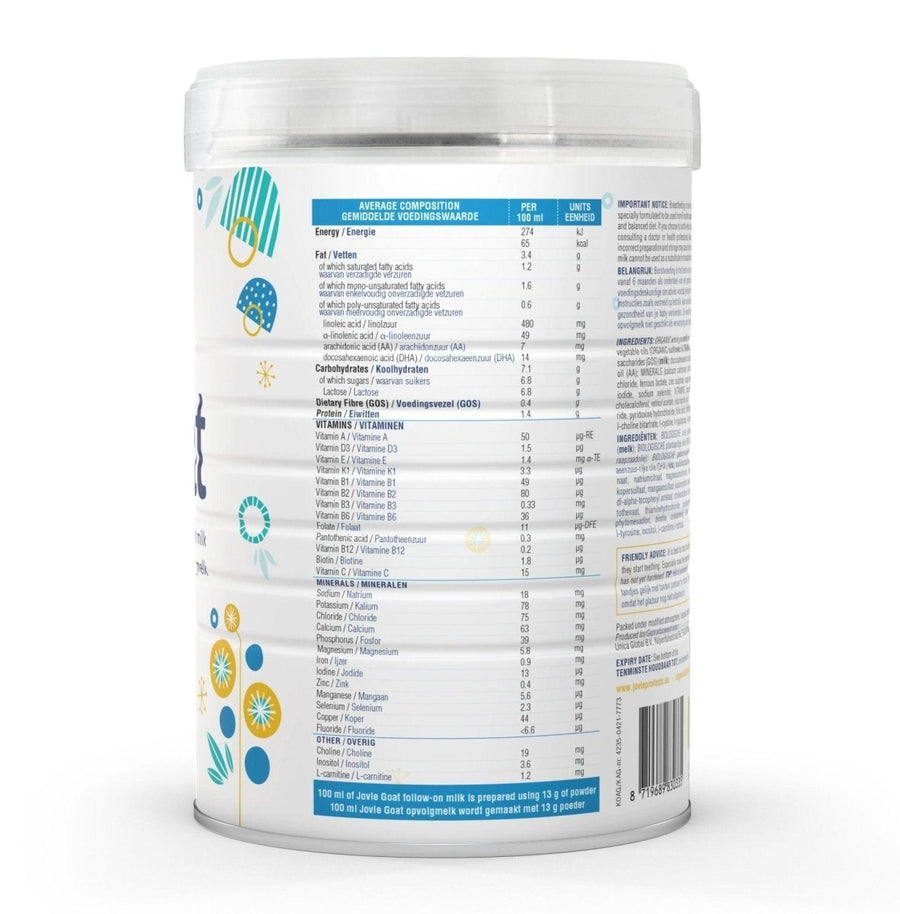 Jovie Goat Milk Formula Stage 2 (800g) - Formuland