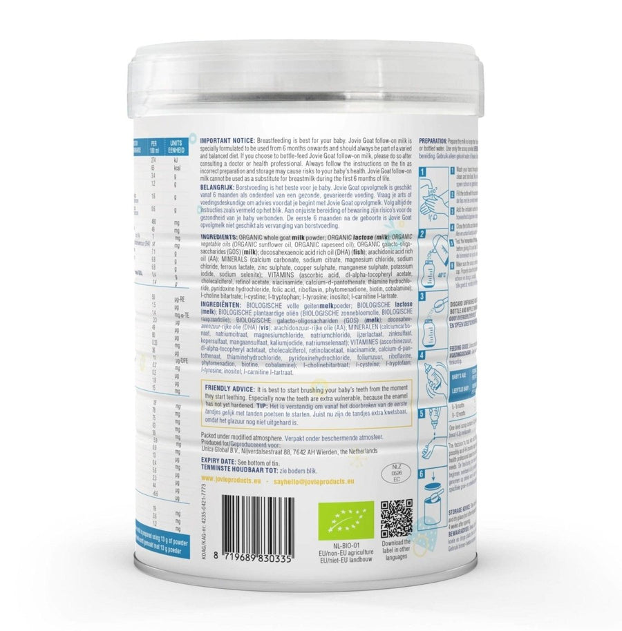 Jovie Goat Milk Formula Stage 2 (800g) - Formuland