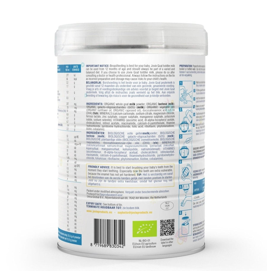 Jovie Goat Milk Formula Stage 3 (800g) - Formuland
