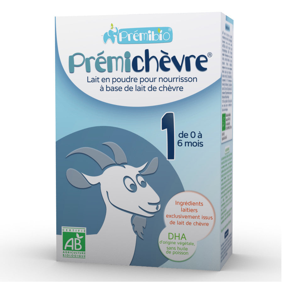 Premibio Primegoat Stage 1 Organic Goat Milk Formula from birth (600g)