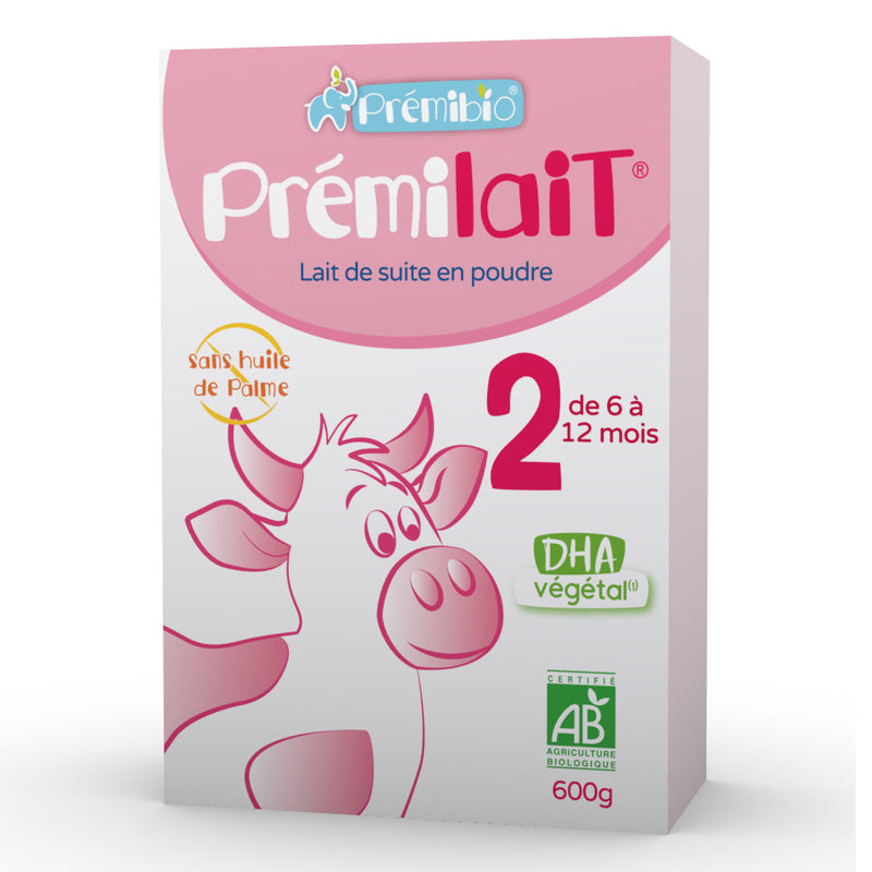 Premibio Primemilk Stage 2 Organic Cow Milk Formula from 6 months (600g)