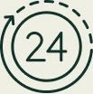 Support at Any Hour icon