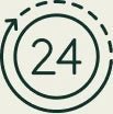 Support at Any Hour icon